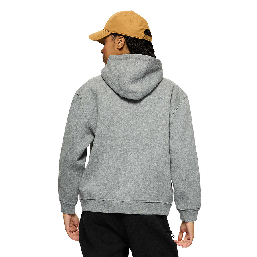 dames - relaxte hoodie - hoodies gemêleerd grijs