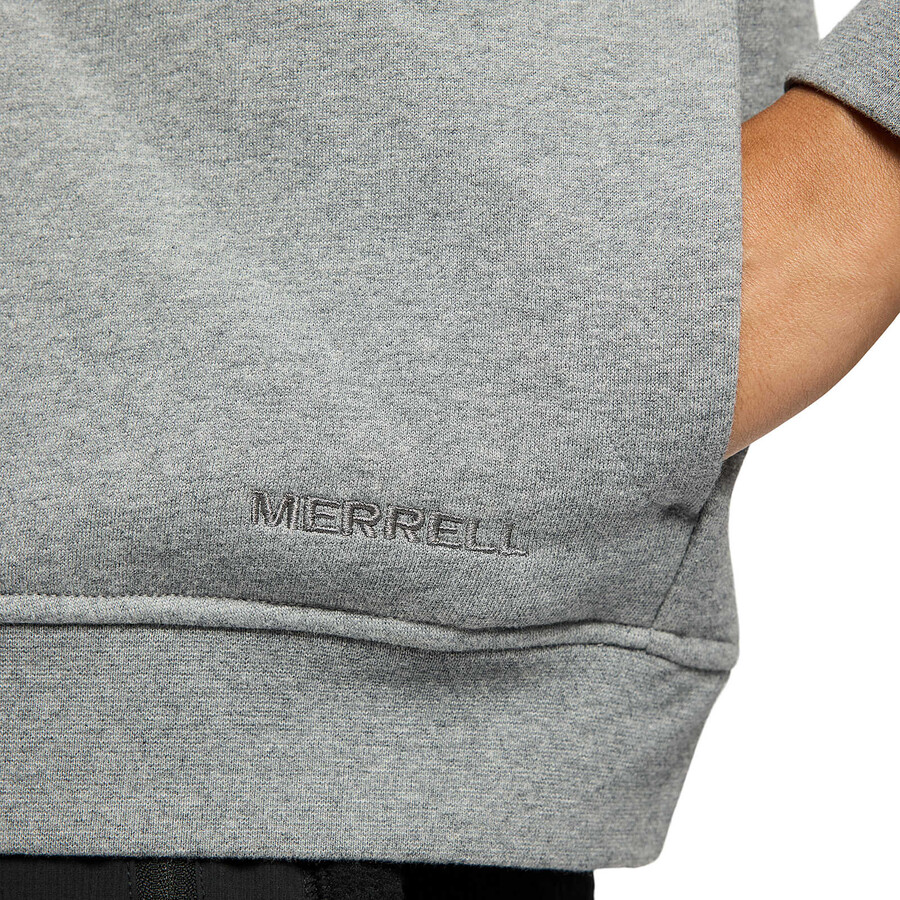 dames - relaxte hoodie - hoodies gemêleerd grijs