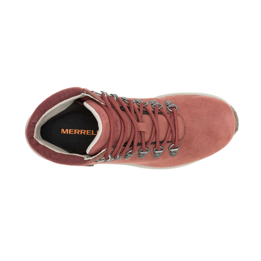 dames ontario mid waterdichte wandelschoenen raisin
