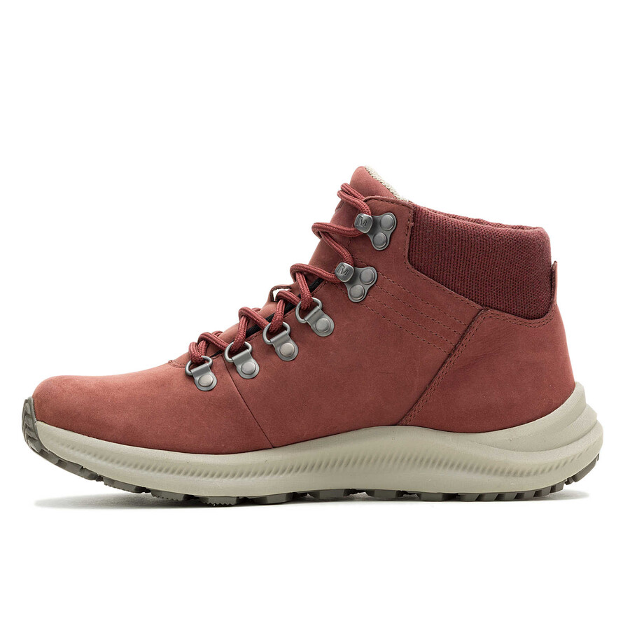 dames ontario mid waterdichte wandelschoenen raisin